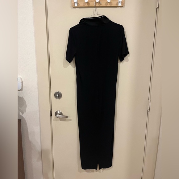 Nine Britton Black Midi Dress with White Collar - Picture 2 of 3